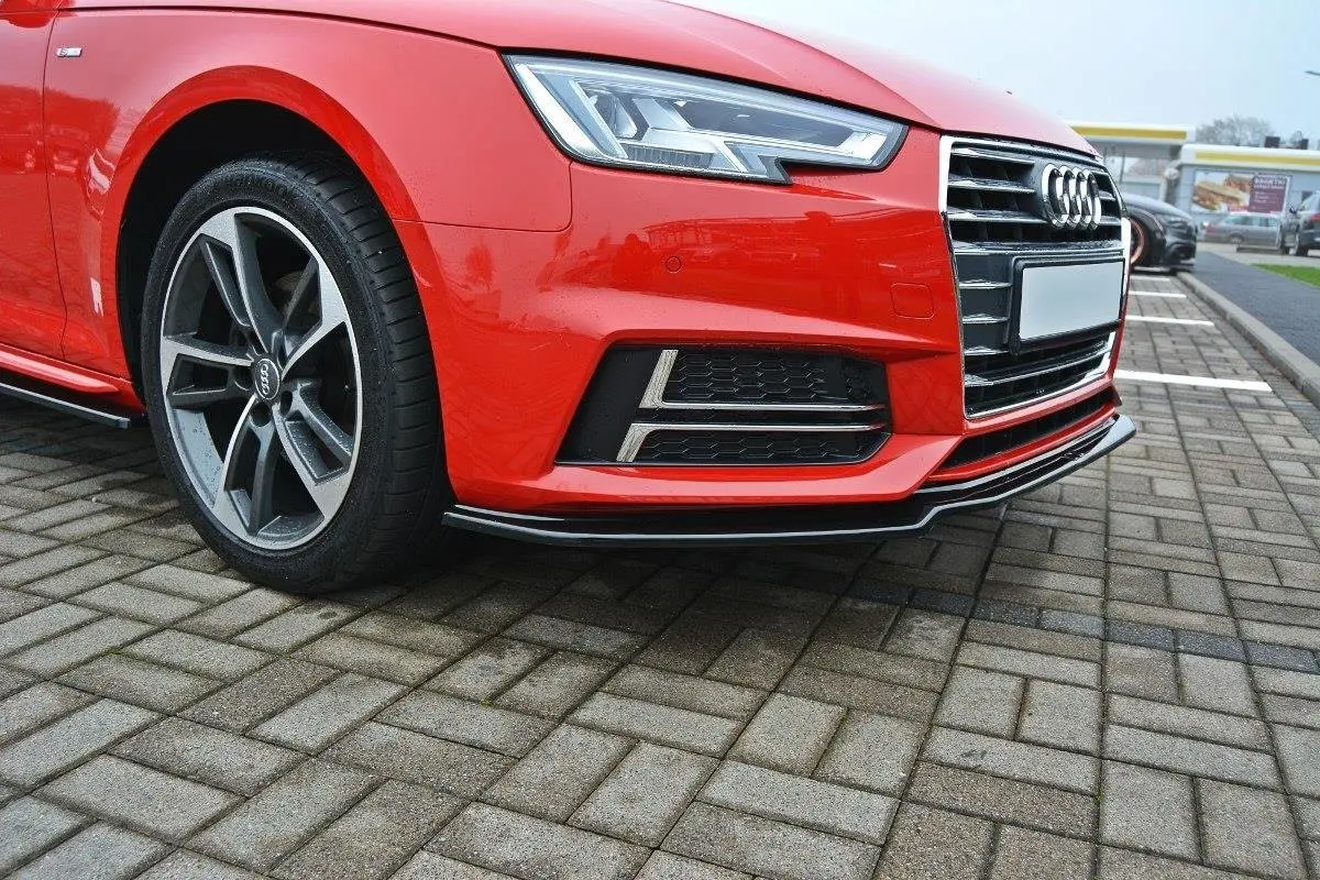 Frontspoiler Audi S4 (B9) 2016-2019 / A4 S-Line (B9) 2015 - 2019 | V.1 Glossy Black Edition