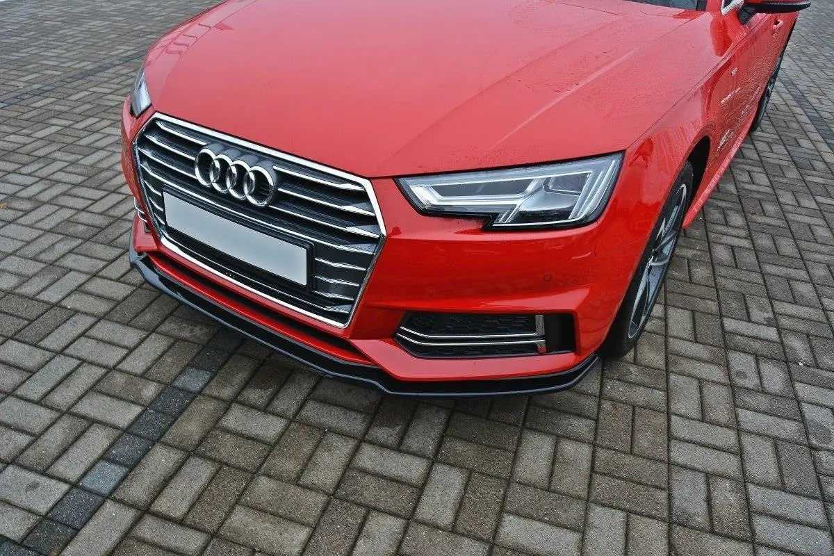 Frontspoiler Audi S4 (B9) 2016-2019 / A4 S-Line (B9) 2015 - 2019 | V.1 Glossy Black Edition – bilde 2
