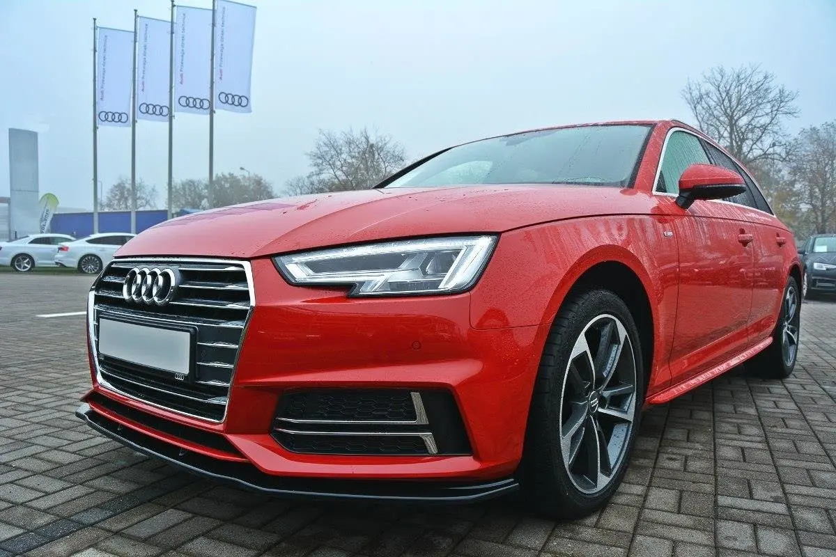 Frontspoiler Audi S4 (B9) 2016-2019 / A4 S-Line (B9) 2015-2019 | V.2 Glossy Black Edition