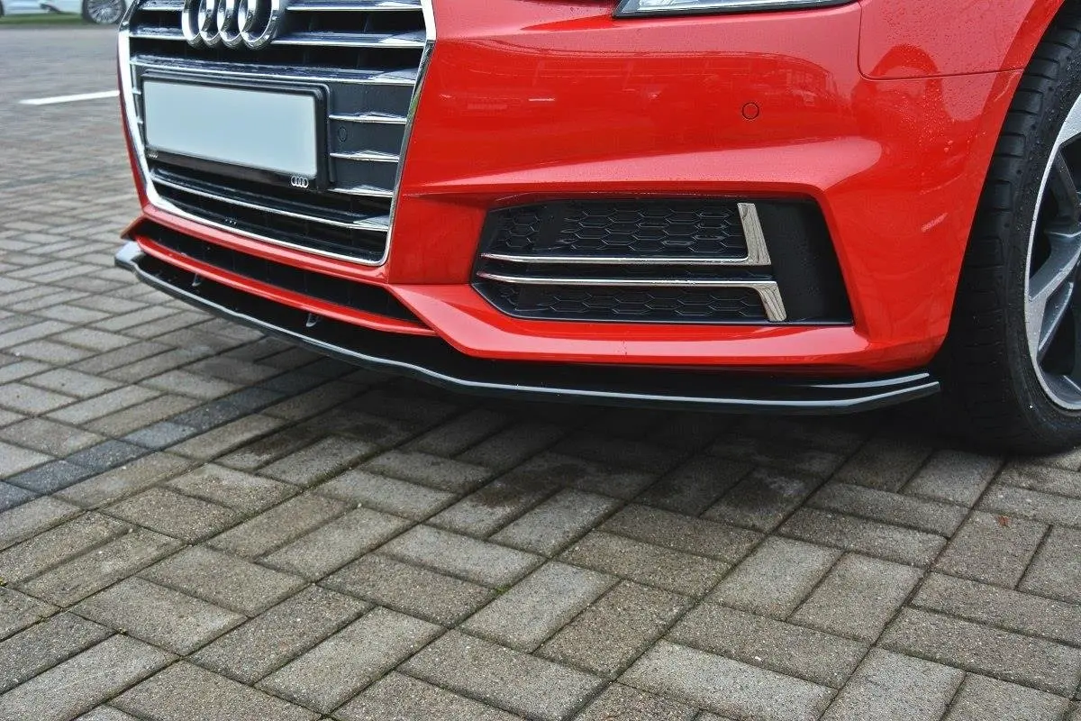 Frontspoiler Audi S4 (B9) 2016-2019 / A4 S-Line (B9) 2015-2019 | V.2 Glossy Black Edition – bilde 3