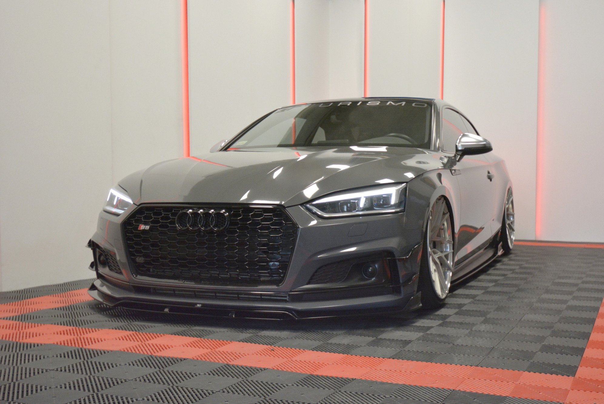 Frontspoiler Audi (S5/A5) F5 2017 - 2019 | Sport Glossy Black Edition – bilde 2