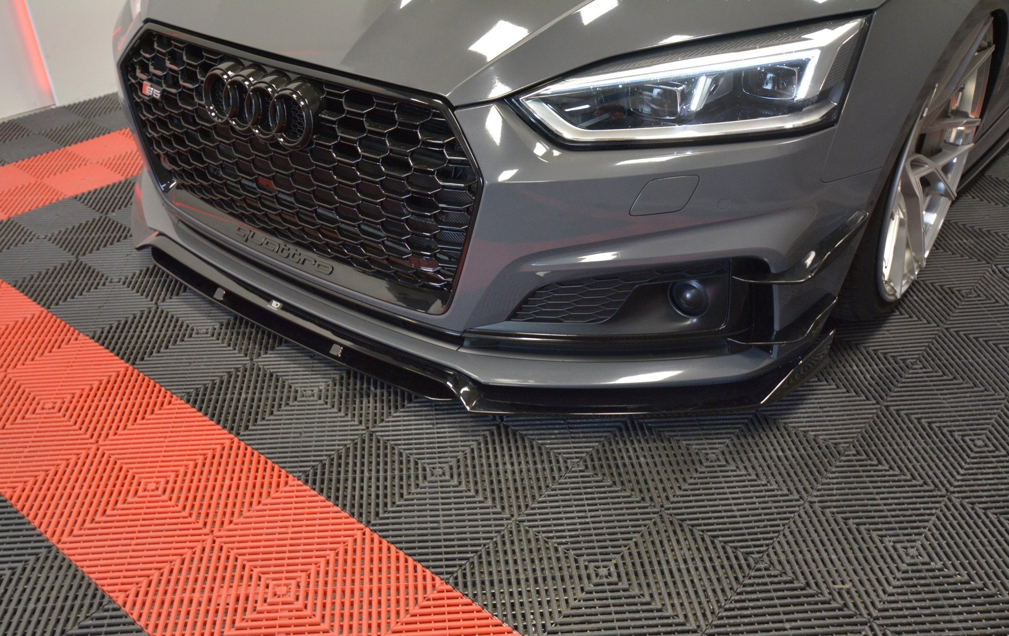 Frontspoiler Audi (S5/A5) F5 2017 - 2019 | Sport Glossy Black Edition – bilde 5