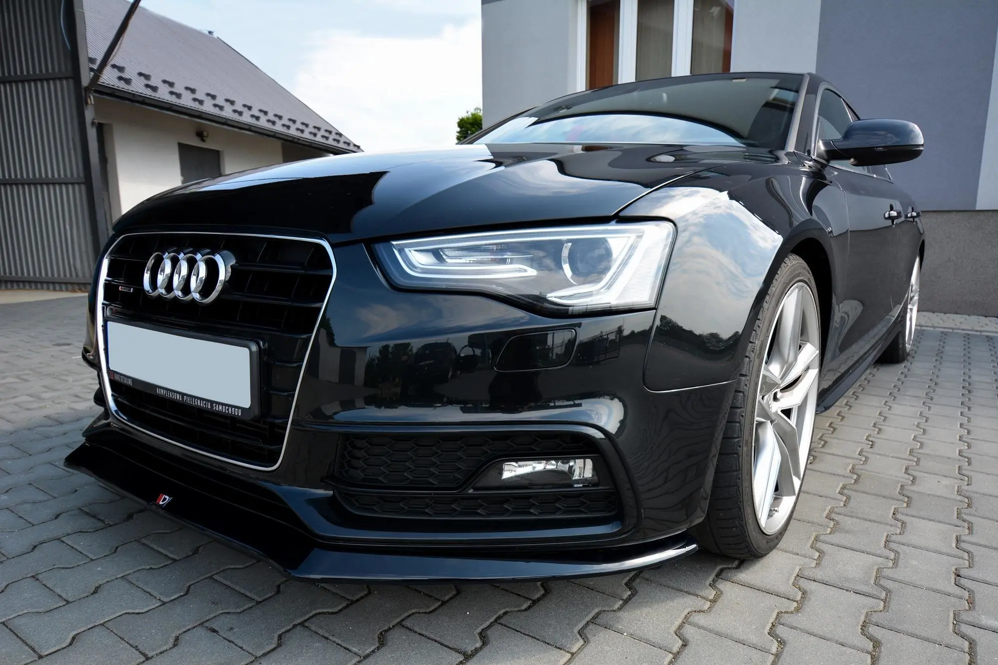 Frontspoiler Audi S5 / A5 S-Line (8T) Facelift 2011-2016 | V.1 Glossy Black Edition