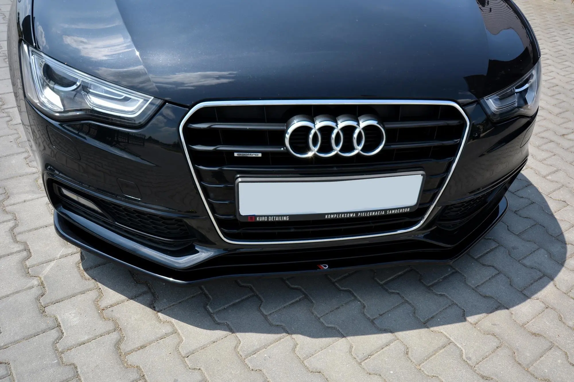 Frontspoiler Audi S5 / A5 S-Line (8T) Facelift 2011-2016 | V.2 Glossy Black Edition