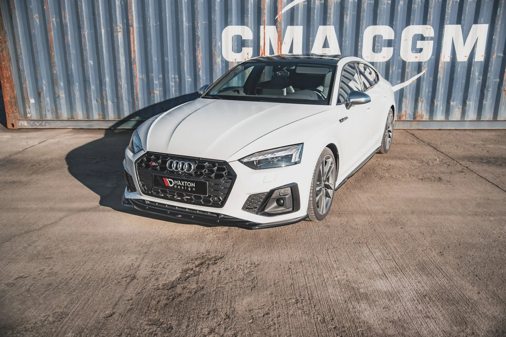 Frontspoiler Audi S5/ A5 S-Line (F5) Facelift 2019 -> | V.1 Glossy Black Edition – bilde 2