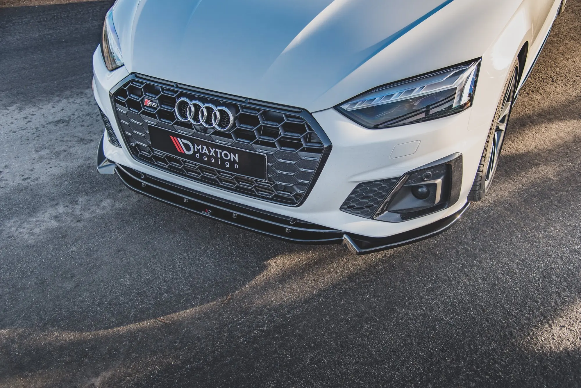 Frontspoiler Audi S5/ A5 S-Line (F5) Facelift 2019 -> | V.2 Glossy Black Edition
