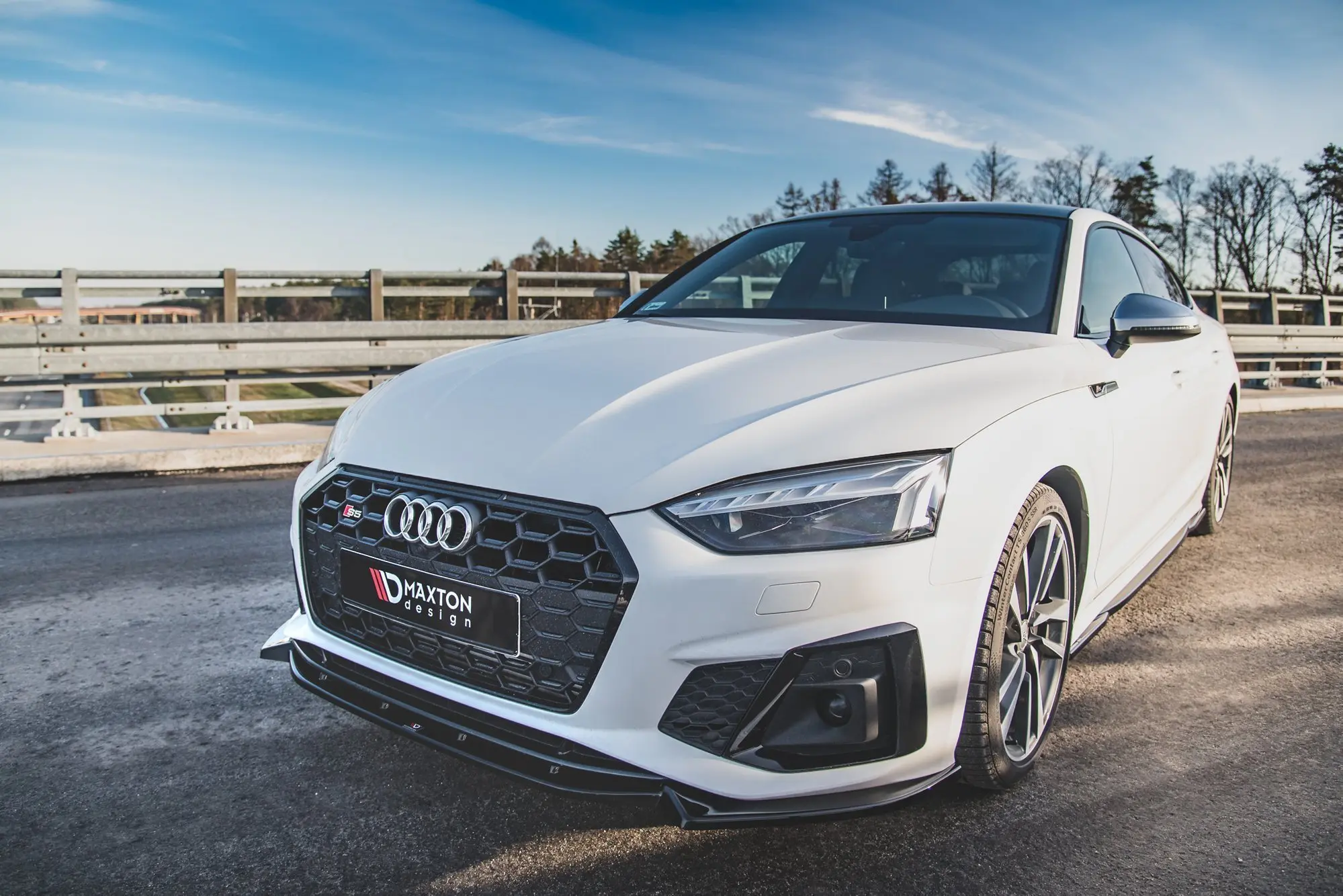 Frontspoiler Audi S5/ A5 S-Line (F5) Facelift 2019 -> | V.2 Glossy Black Edition – bilde 2