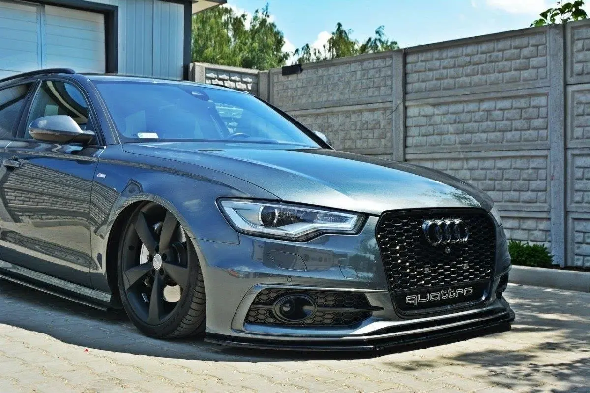 Frontspoiler Audi S6 / A6 S-Line (C7) 2011-2014 | V.1 Glossy Black Edition