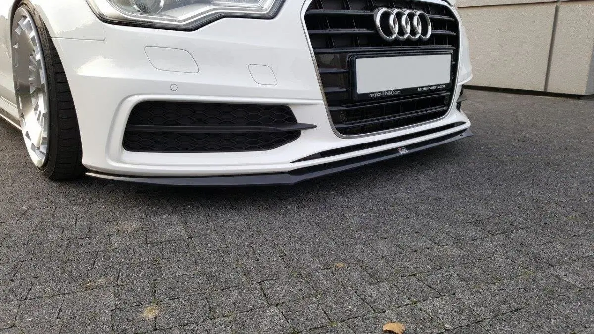 Frontspoiler Audi S6 / A6 S-Line (C7) 2011-2014 | V.2 Glossy Black Edition