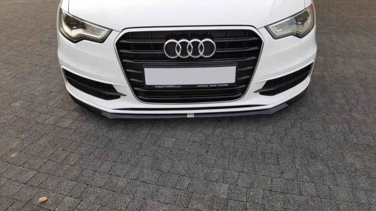 Frontspoiler Audi S6 / A6 S-Line (C7) 2011-2014 | V.2 Glossy Black Edition – bilde 3