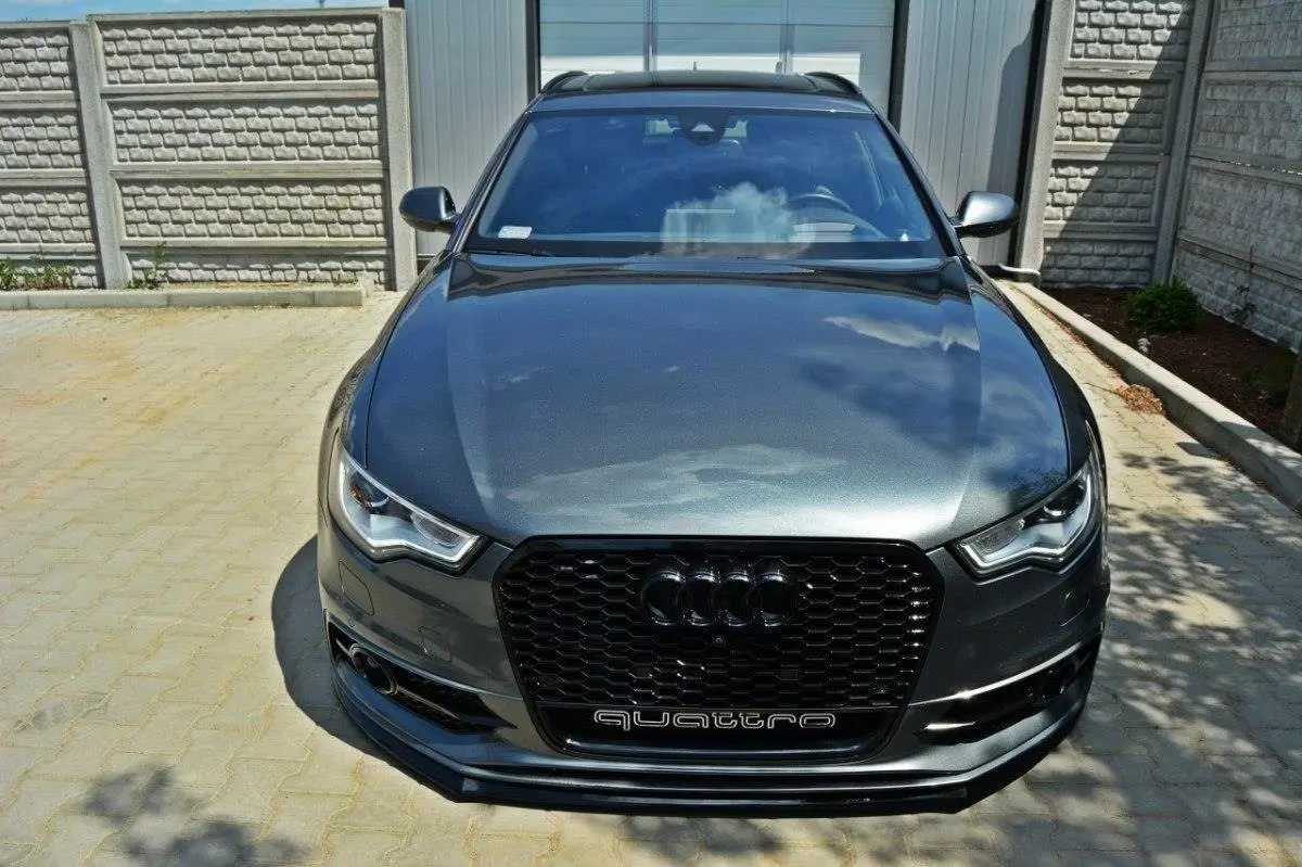 Frontspoiler Audi S6 / A6 S-Line (C7) 2011-2014 | V.2 Glossy Black Edition – bilde 5
