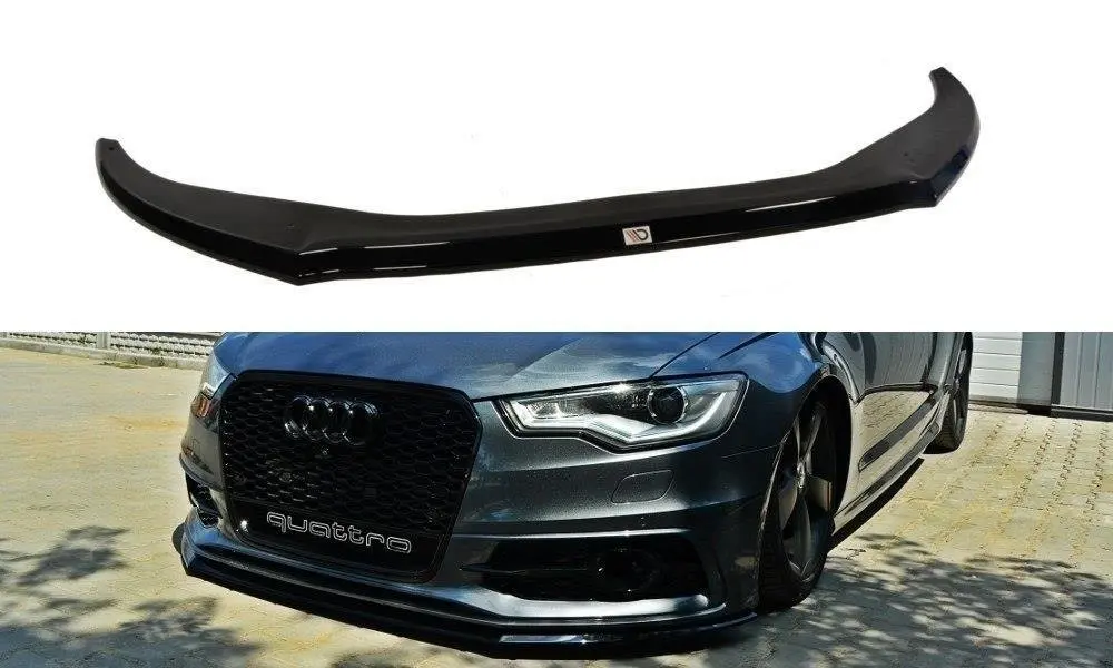 Frontspoiler Audi S6 / A6 S-Line (C7) 2011-2014 | V.2 Glossy Black Edition – bilde 8