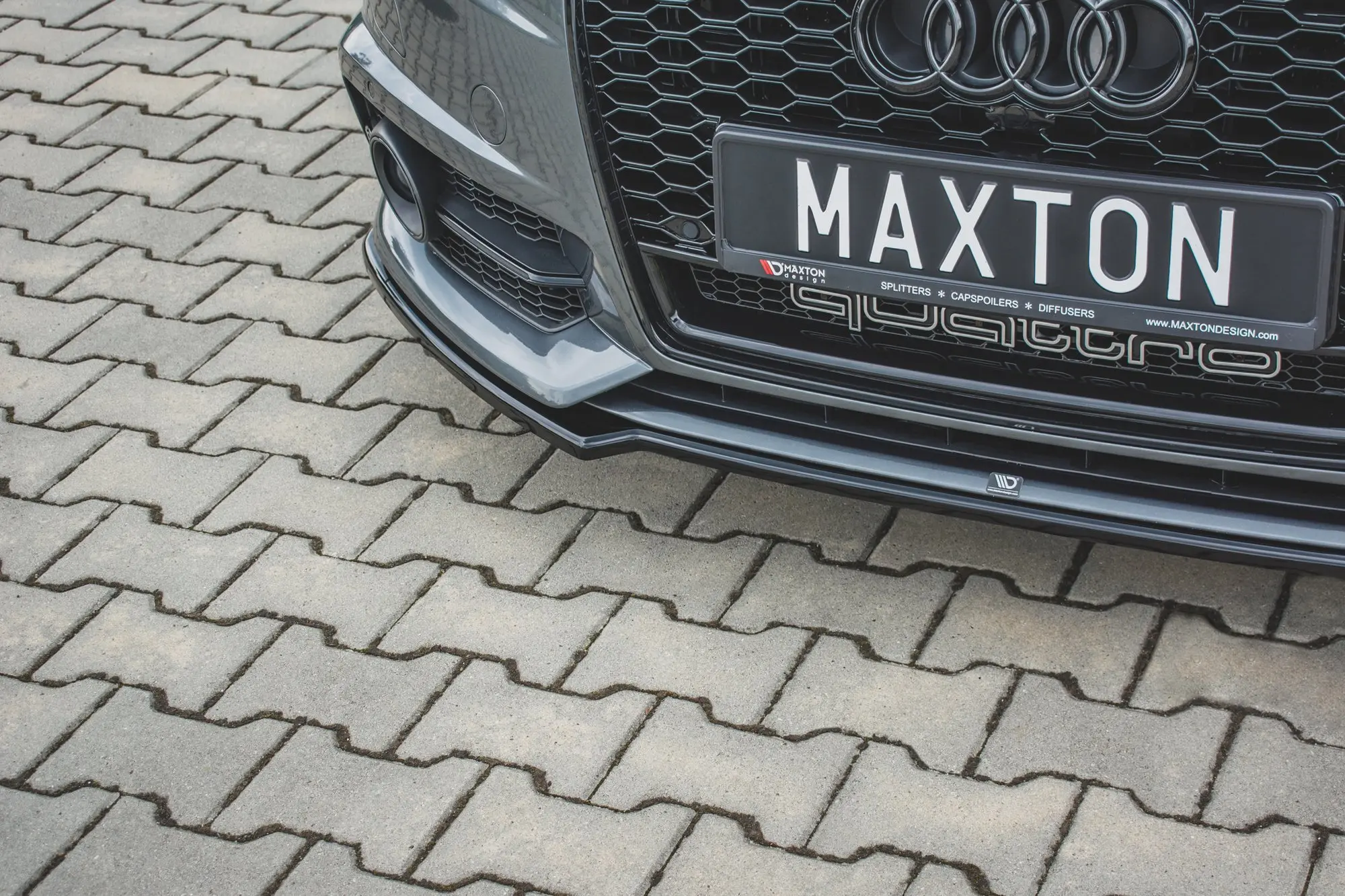 Frontspoiler Audi S6/ A6 S-Line (C7) Facelift 2014-2018 | Glossy Black Edition – bilde 5