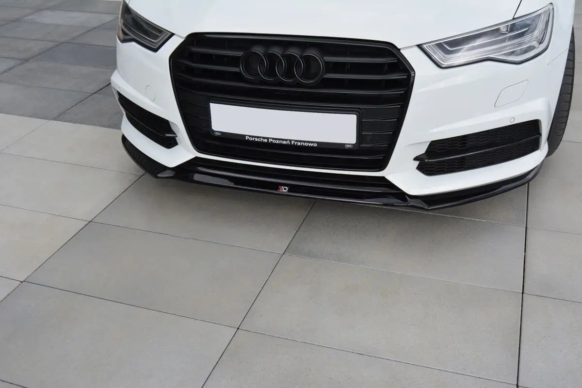 Frontspoiler Audi S6 / A6 S-Line (C7) Facelift 2014-2018 | V.1 Glossy Black Edition – bilde 2