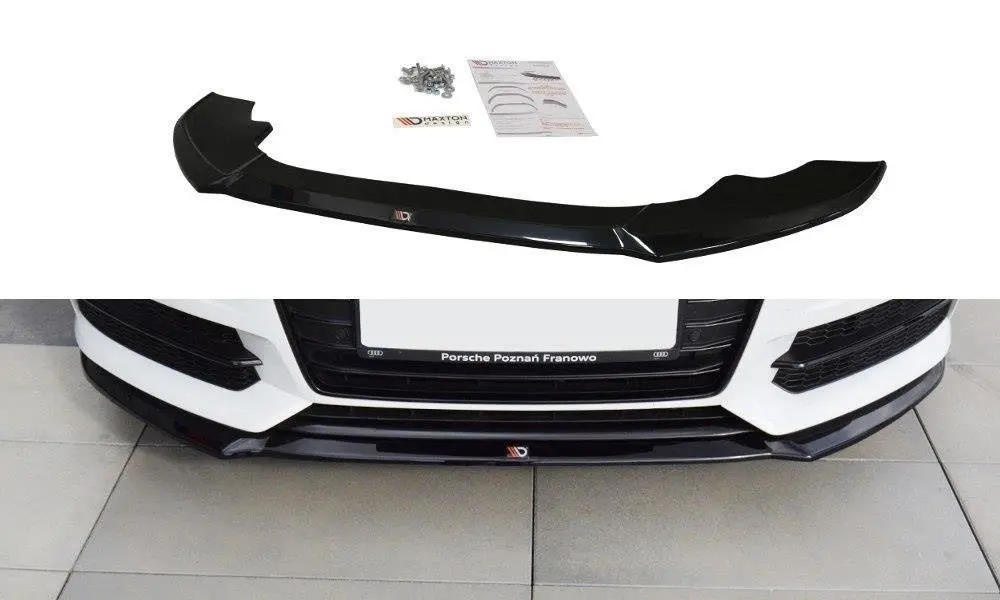 Frontspoiler Audi S6 / A6 S-Line (C7) Facelift 2014-2018 | V.1 Glossy Black Edition – bilde 8