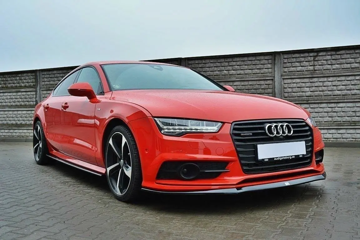 Frontspoiler Audi S7 / A7 S-Line (C7) Facelift 2014 - 2018 | Glossy Black Edition – bilde 2