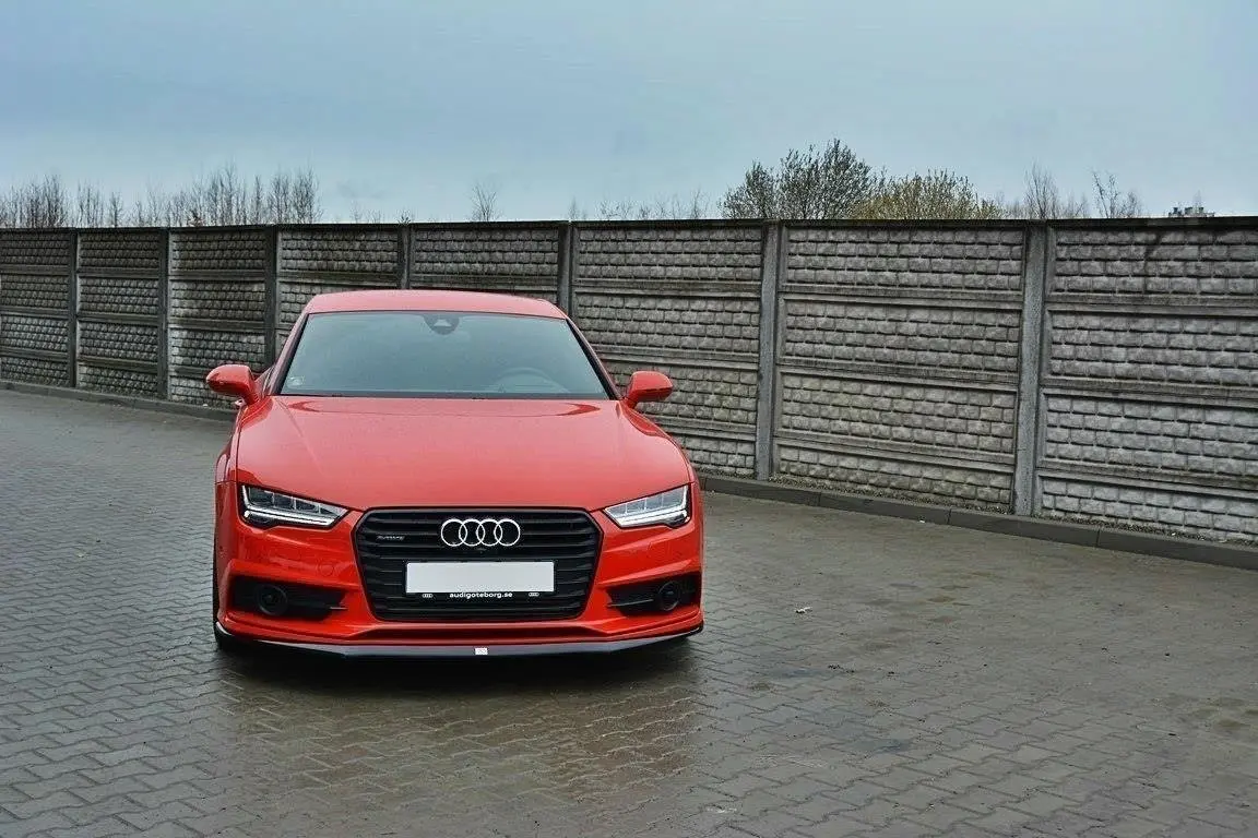 Frontspoiler Audi S7 / A7 S-Line (C7) Facelift 2014 - 2018 | Glossy Black Edition – bilde 3