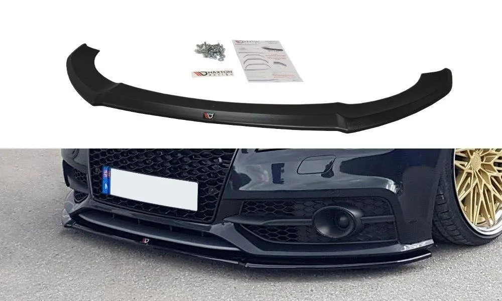 Frontspoiler Audi S7 (C7) 2012-2014 / A7 S-Line (C7) 2010-2014 | V.1 Glossy Black Edition – bilde 7