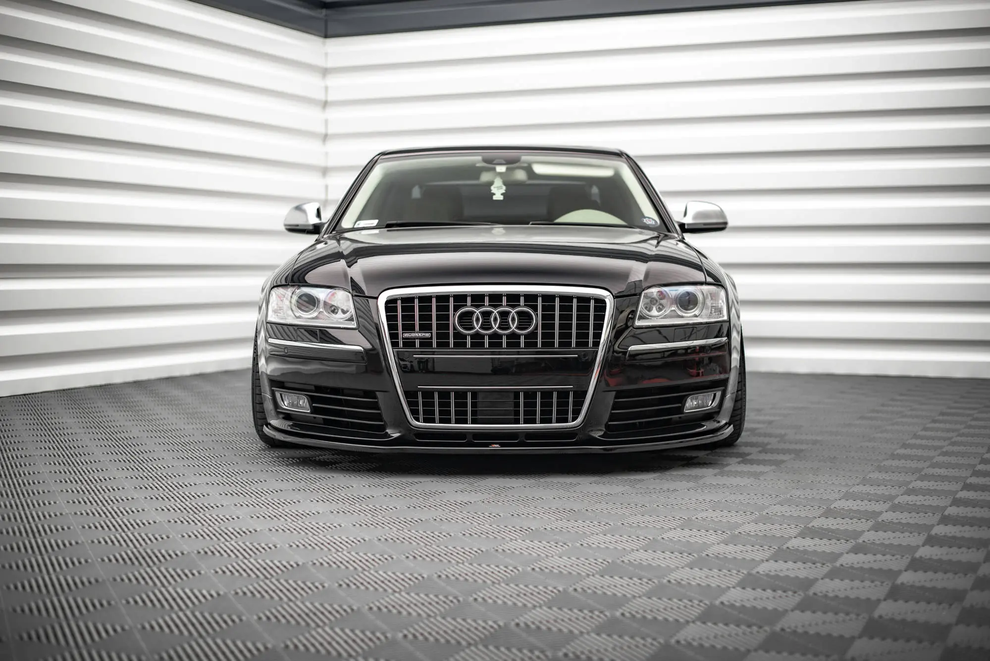 Frontspoiler Audi S8 D3 2006 - 2010 | Glossy Black Edition – bilde 2