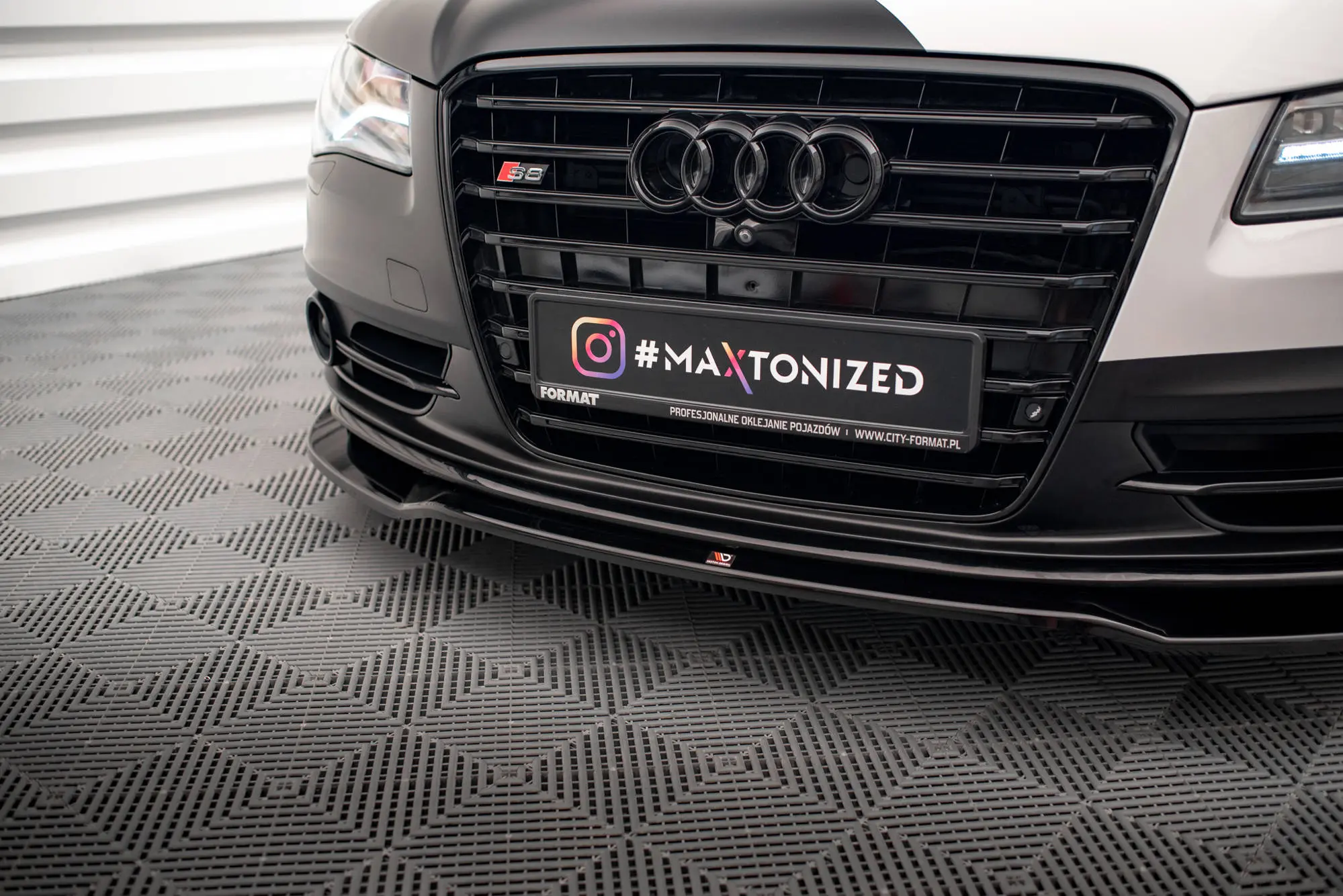 Frontspoiler Audi S8 (D4) 2012-2015 | V.1 Glossy Black Edition