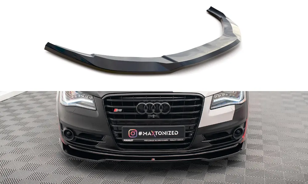 Frontspoiler Audi S8 (D4) 2012-2015 | V.1 Glossy Black Edition – bilde 3