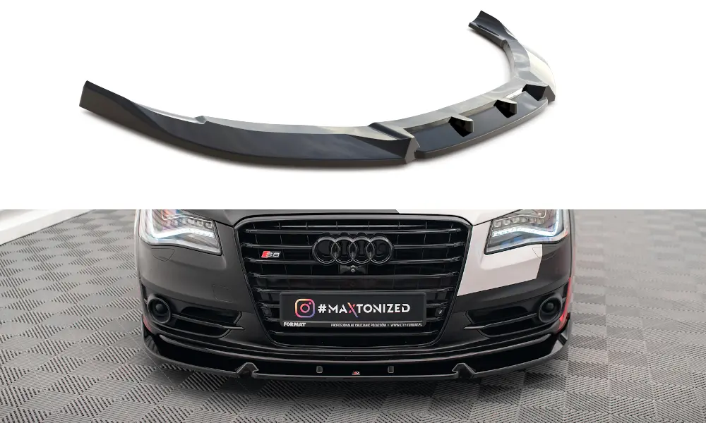 Frontspoiler Audi S8 (D4) 2012-2015 | V.2 Glossy Black Edition – bilde 2
