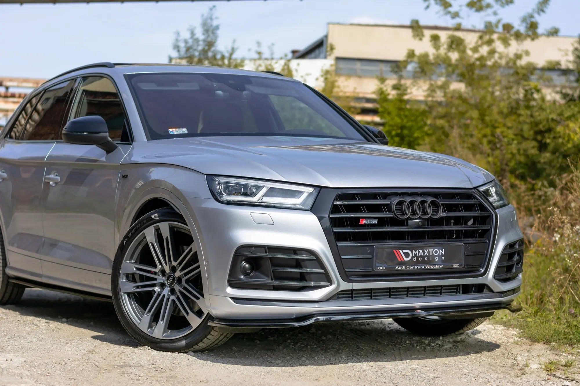 Frontspoiler Audi SQ5 FY / Audi Q5 S-line 2017 - 2024 │ Glossy Black Edition – bilde 2