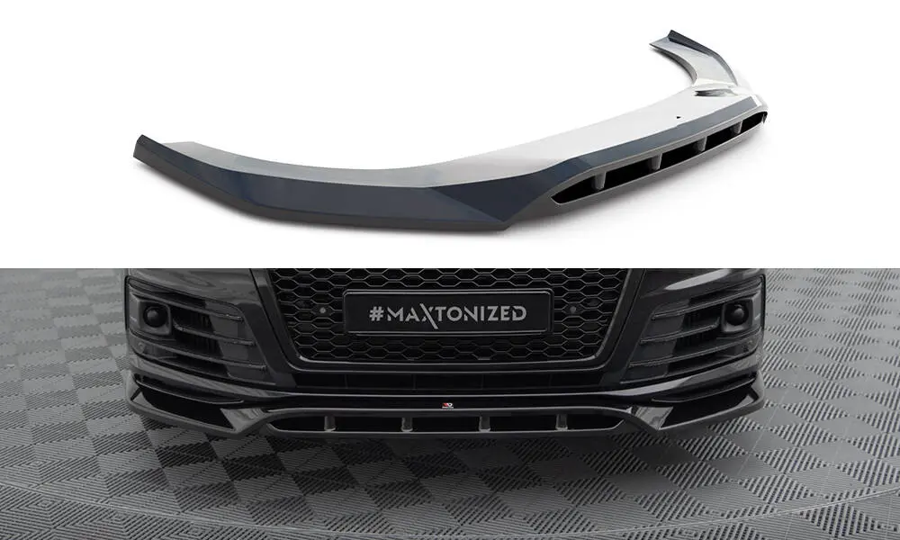 Frontspoiler Audi SQ7 / Q7 S-Line mk2 2015 - 2019 | V.2 Glossy Black Edition – bilde 2