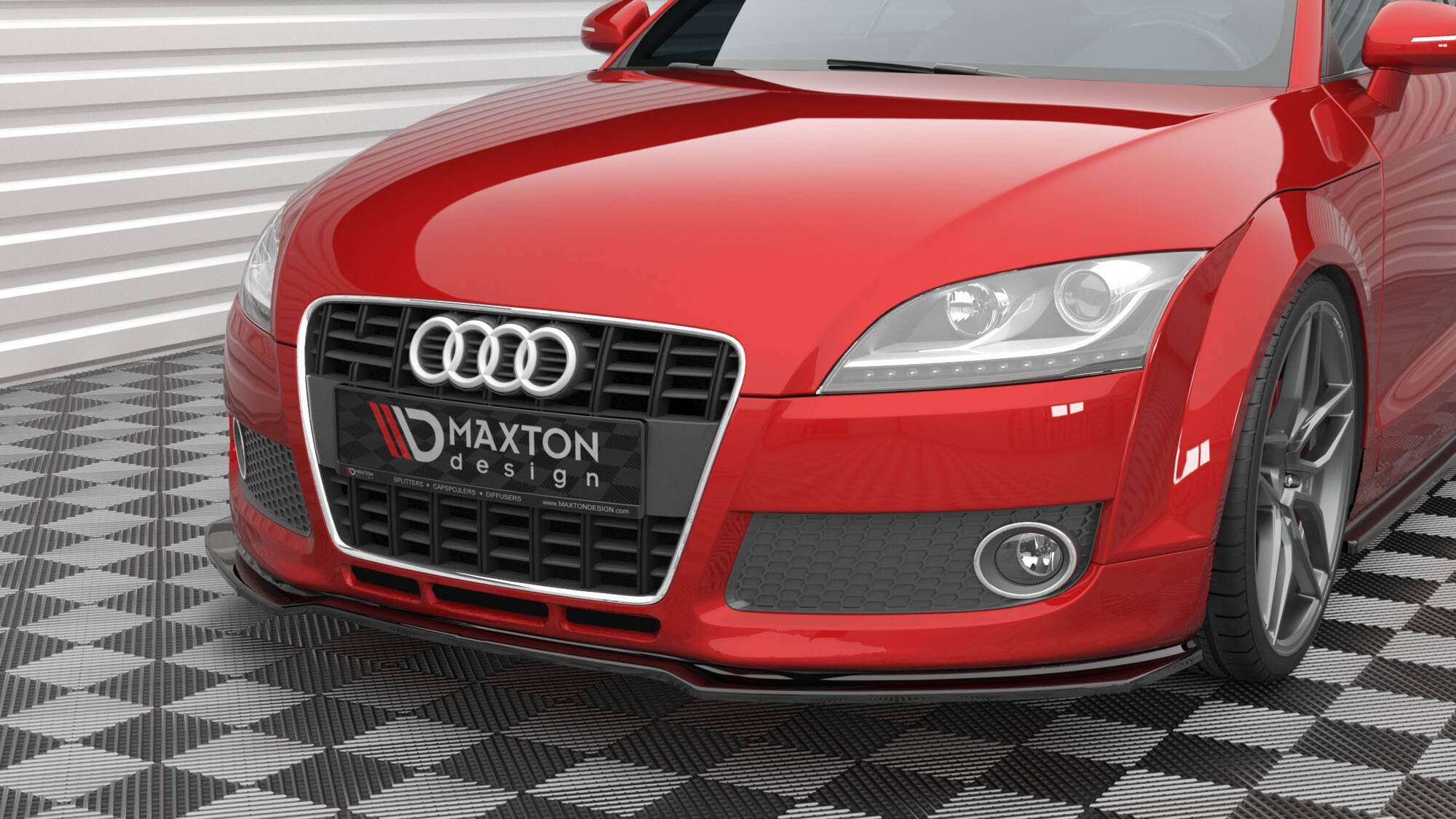 Frontspoiler Audi TT 8J 2006 - 2010 | Sport Glossy Black Edition V2 – bilde 3