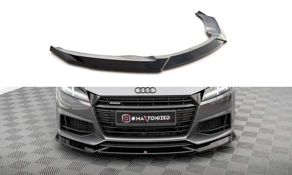 Frontspoiler Audi TT (8S) S-Line / TT S (8S) 2014 - 2018 | V.1 Glossy Black Edition – bilde 2