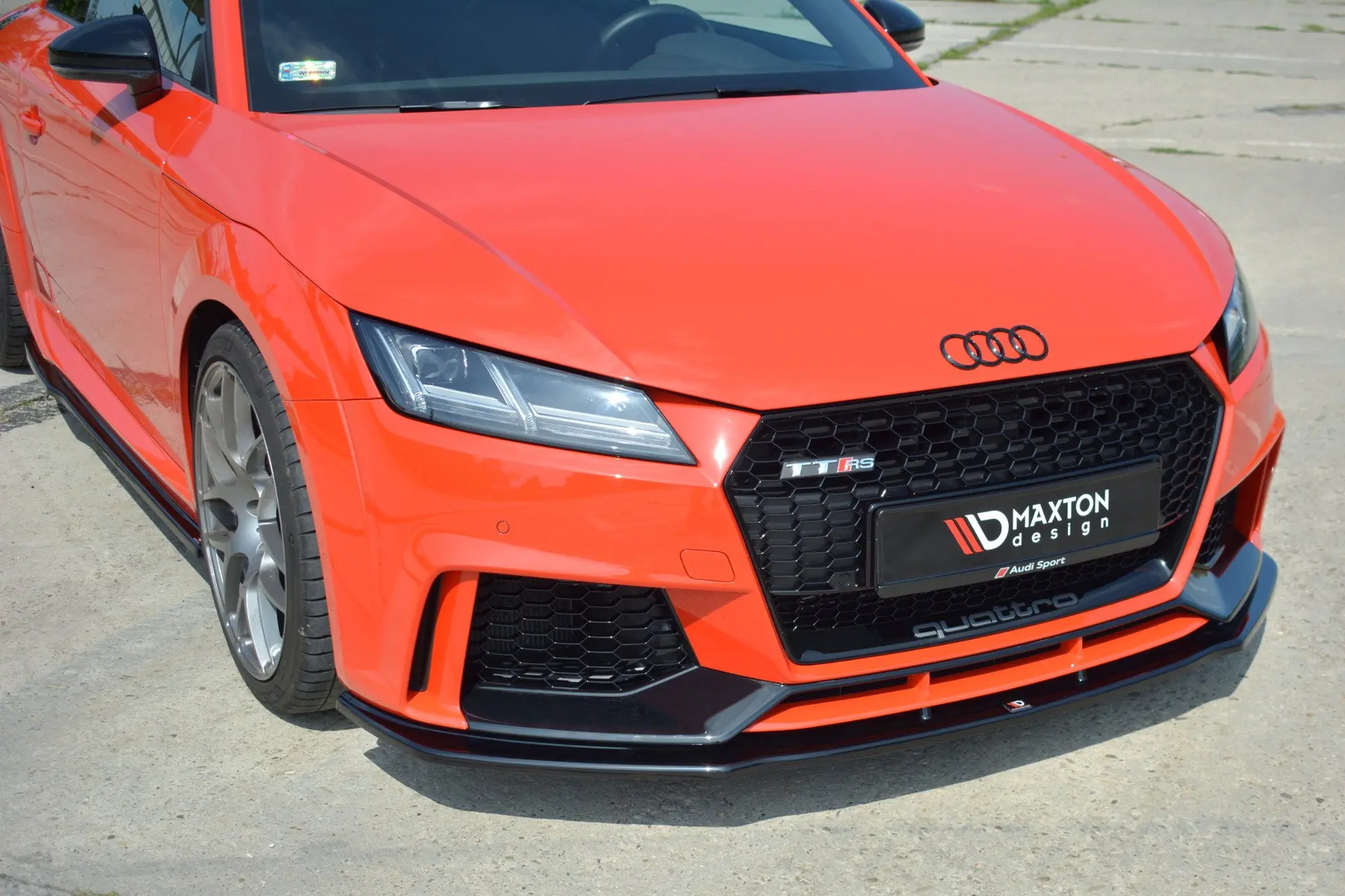 Frontspoiler Audi TT RS (8S) 2016 -> | V.1 Glossy Black Edition – bilde 2