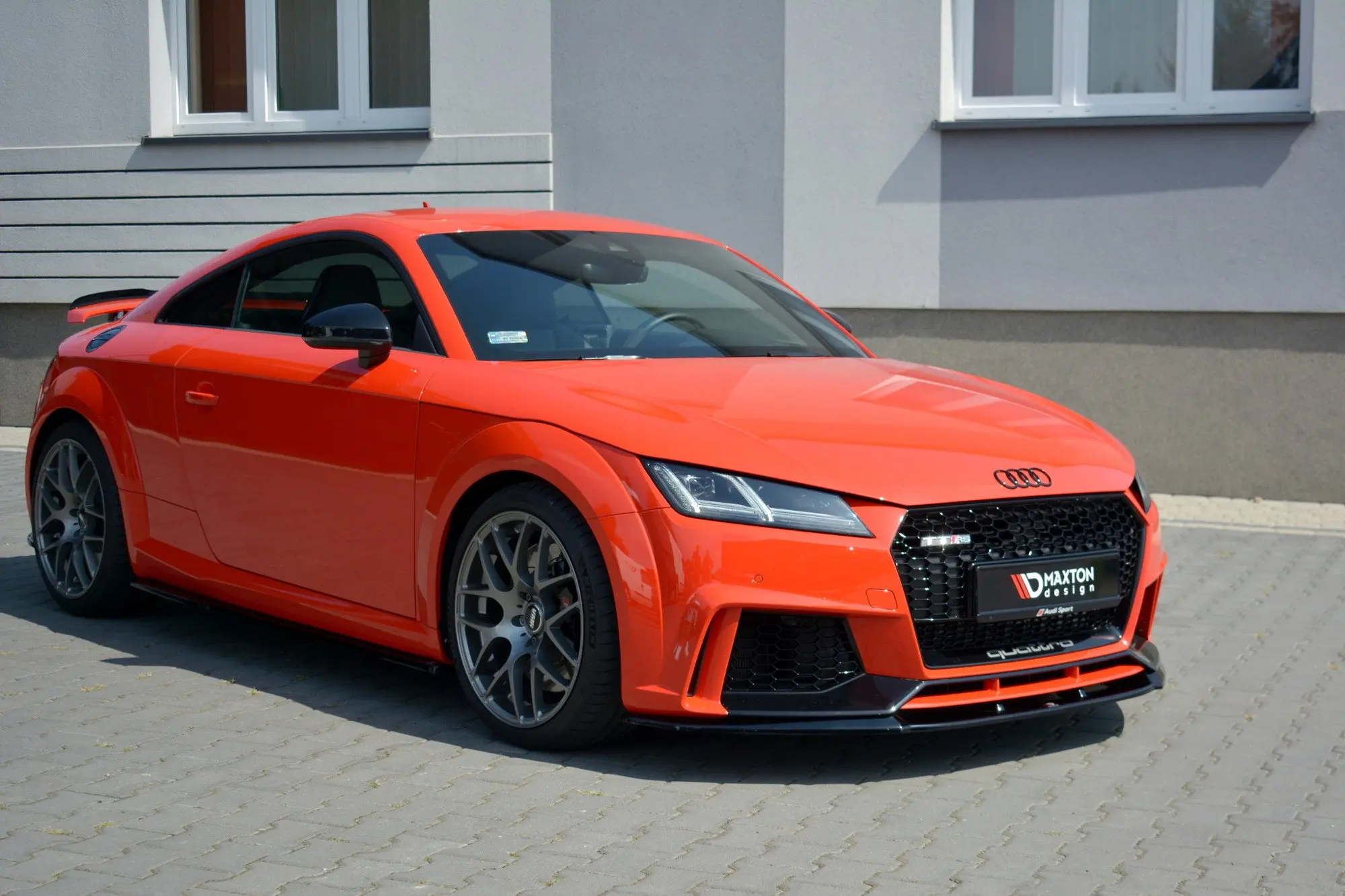 Frontspoiler Audi TT RS (8S) 2016 -> | V.2 Glossy Black Edition – bilde 2
