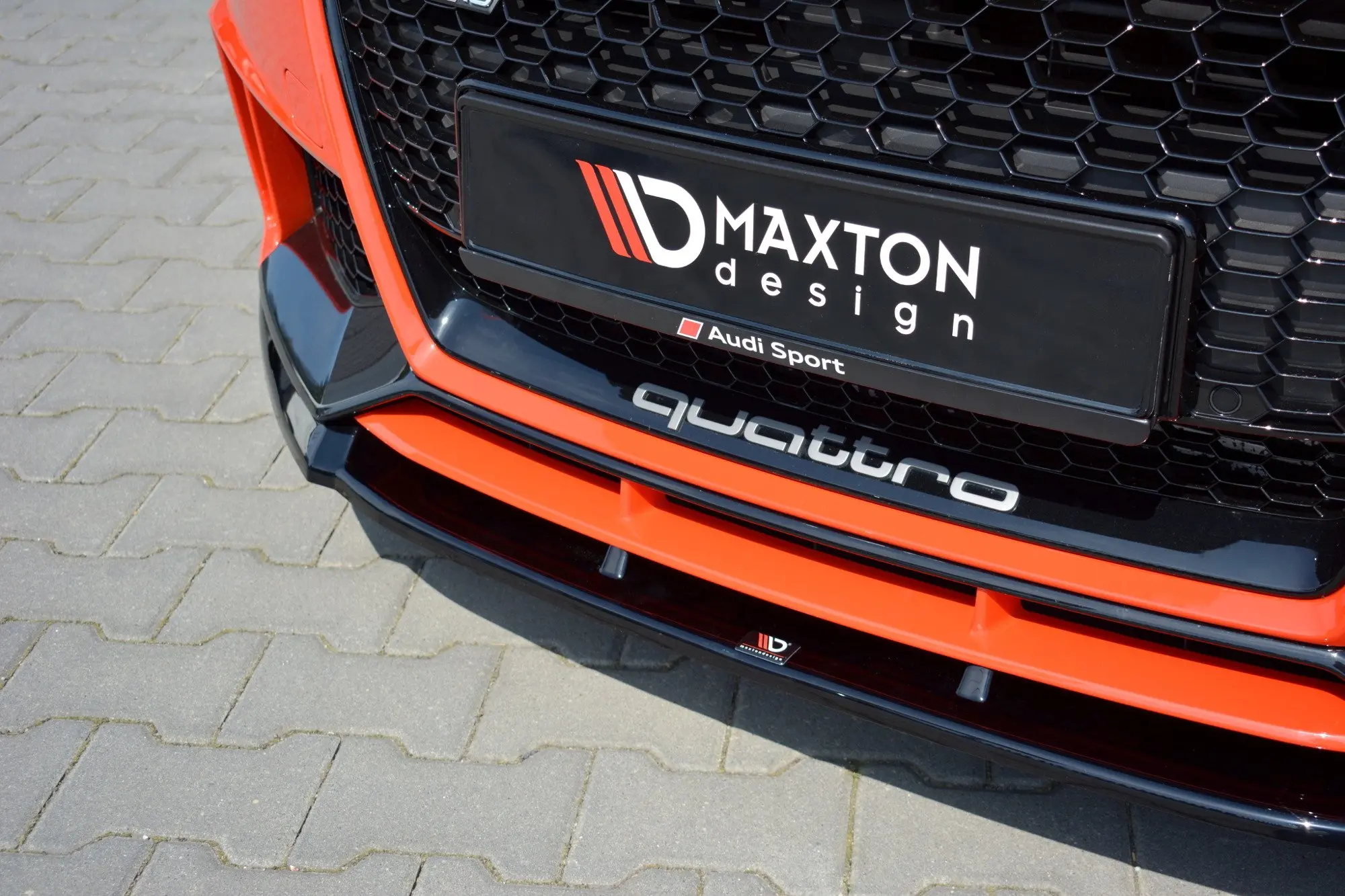 Frontspoiler Audi TT RS (8S) 2016 -> | V.2 Glossy Black Edition – bilde 3