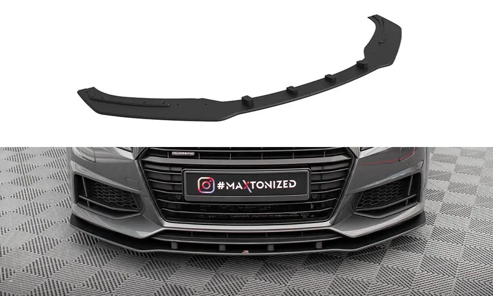 Frontspoiler Audi TT S (8S) / Audi TT S-Line (8S) 2014 - 2018 | Street Pro Black Edition – bilde 2