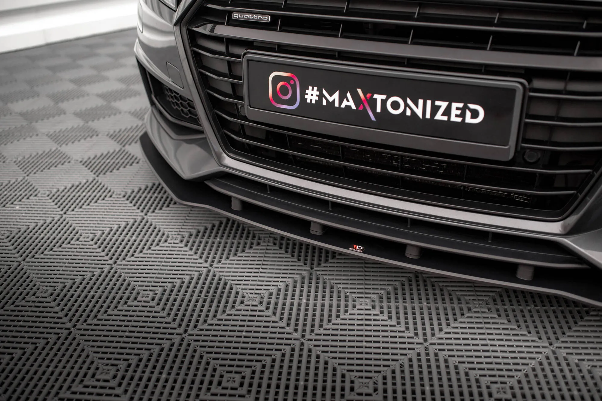 Frontspoiler Audi TT S (8S) / Audi TT S-Line (8S) 2014 - 2018 | Street Pro Black Edition – bilde 5