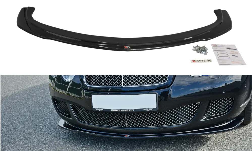 Frontspoiler Bentley Continental GT 2009-2012 | V.1 Glossy Black Edition – bilde 5