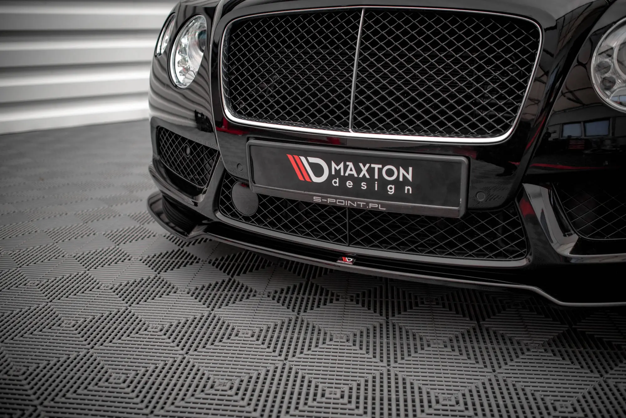 Frontspoiler Bentley Continental GT II V8 S 2014 - 2016 | V.1 Glossy Black Edition