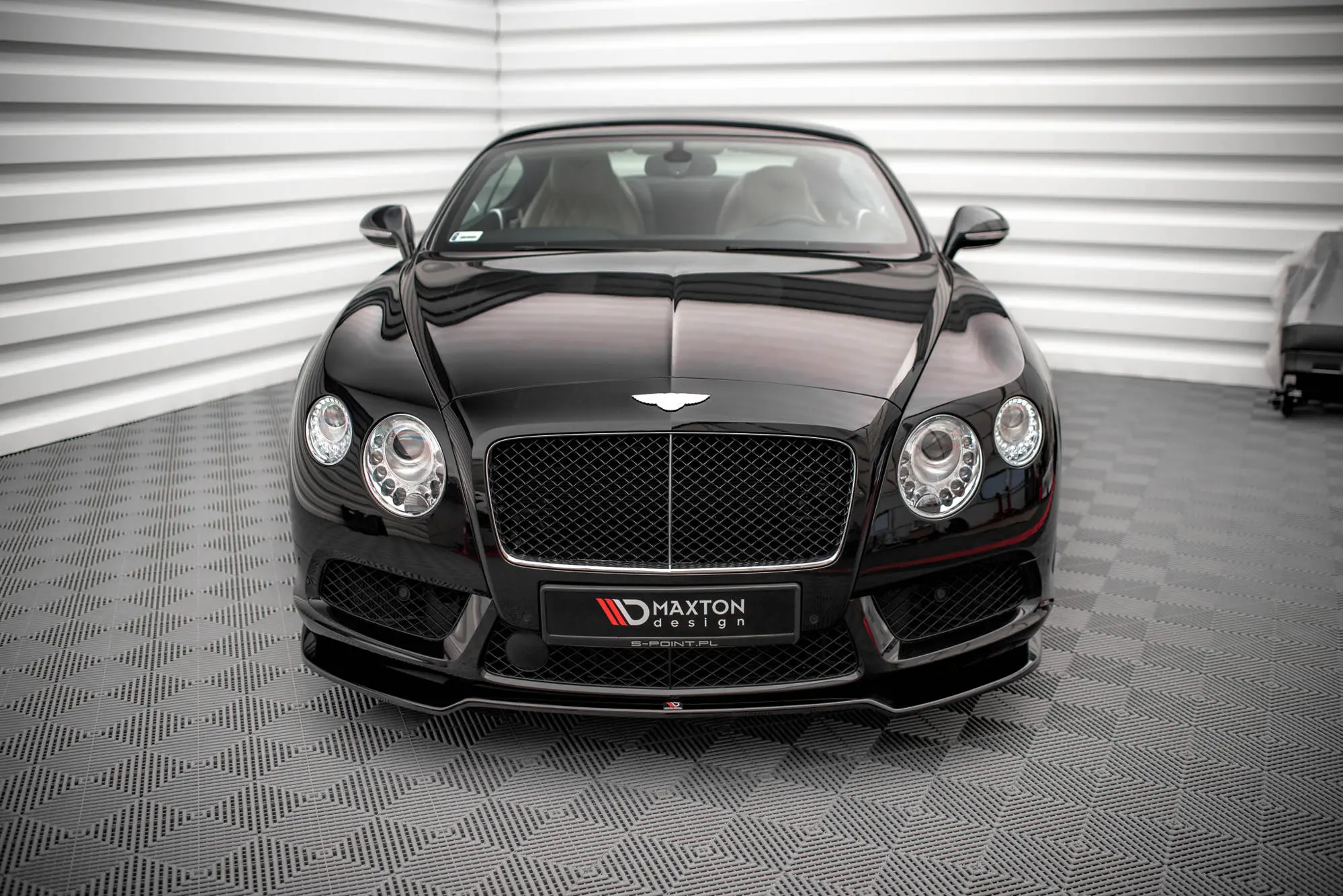 Frontspoiler Bentley Continental GT II V8 S 2014 - 2016 | V.1 Glossy Black Edition – bilde 2