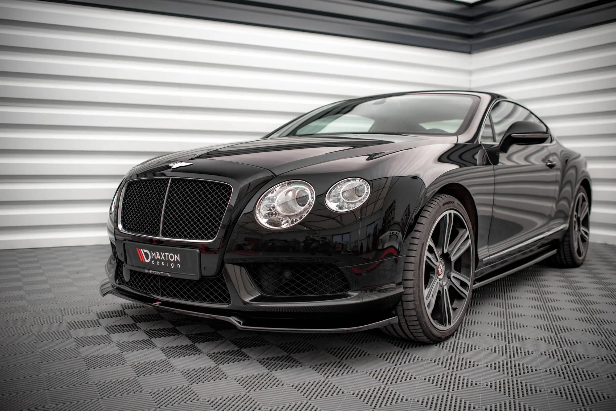 Frontspoiler Bentley Continental GT II V8 S 2014 - 2016 | V.1 Glossy Black Edition – bilde 3