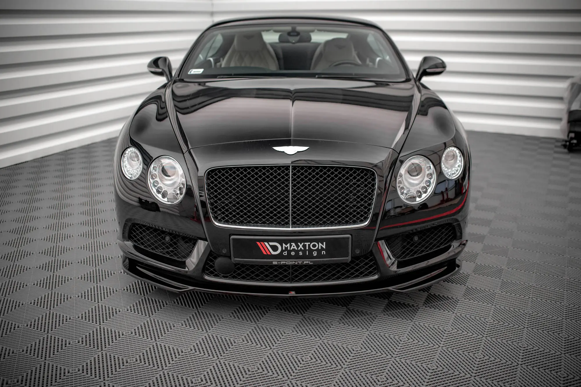 Frontspoiler Bentley Continental GT II V8 S 2014-2016 | V.2 Glossy Black Edition