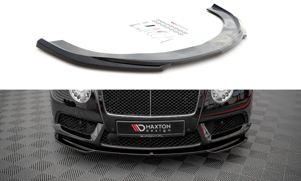 Frontspoiler Bentley Continental GT II V8 S 2014-2016 | V.2 Glossy Black Edition – bilde 2