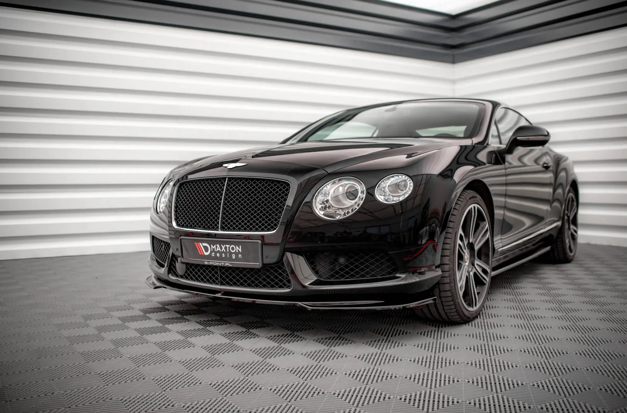 Frontspoiler Bentley Continental GT II V8 S 2014-2016 | V.2 Glossy Black Edition – bilde 4