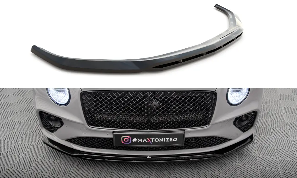 Frontspoiler Bentley Continental GT III 2018-> | Glossy Black Edition – bilde 2