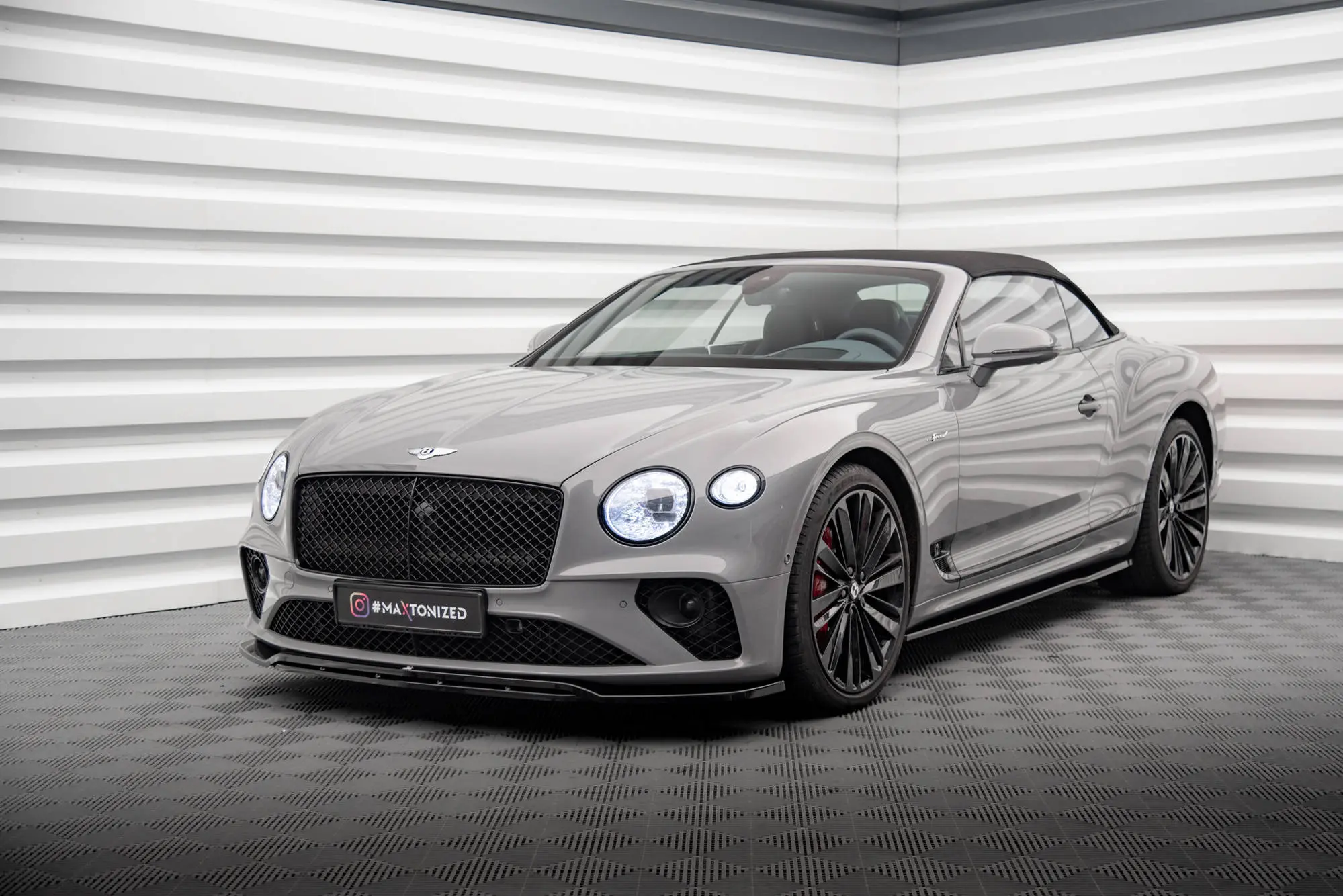 Frontspoiler Bentley Continental GT III 2018-> | Glossy Black Edition – bilde 4