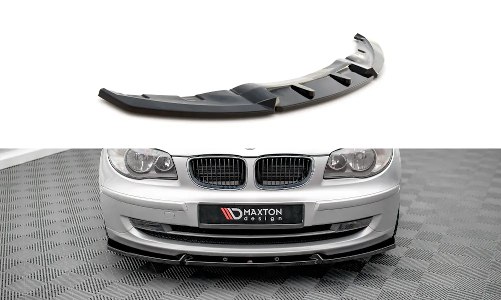 Frontspoiler BMW 1 (E81) facelift 2007 - 2011 | V.3 Glossy Black Edition – bilde 2