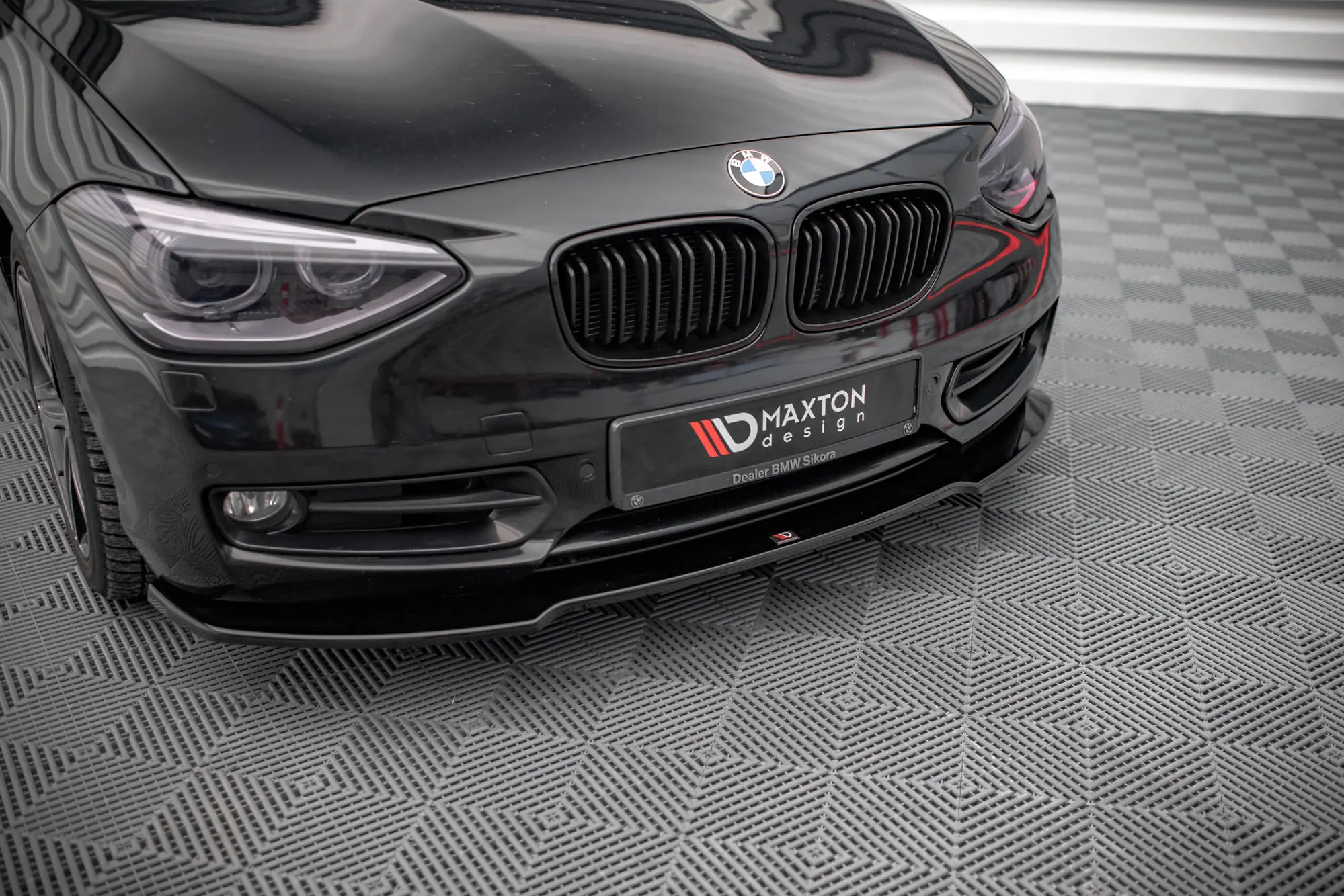 Frontspoiler BMW 1 (F20 / F21) 2011 - 2015 | V.1 Glossy Black Edition