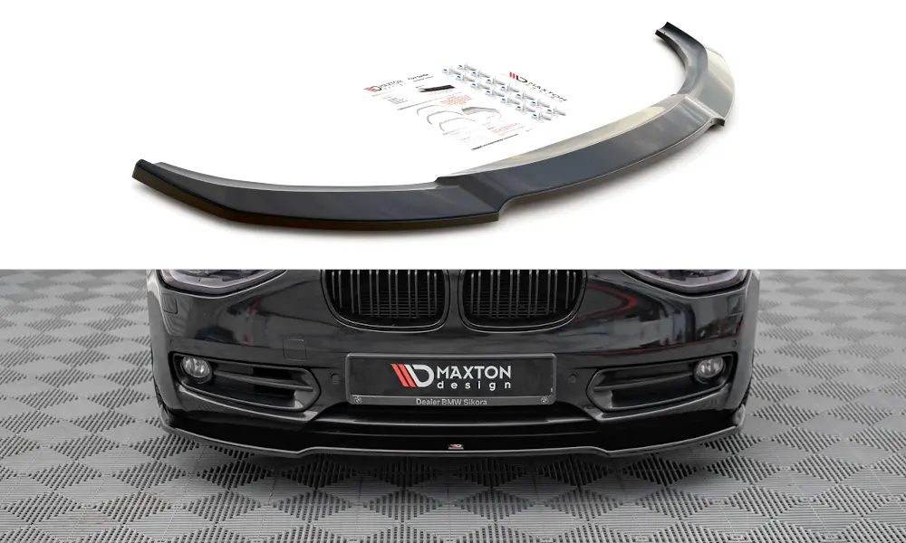 Frontspoiler BMW 1 (F20 / F21) 2011 - 2015 | V.1 Glossy Black Edition – bilde 3