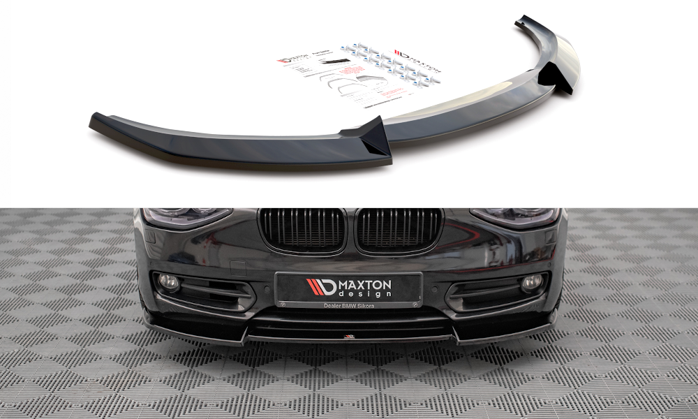 Frontspoiler BMW 1 ((F20 / F21)) 2011 - 2015 | V.2 Glossy Black Edition – bilde 2