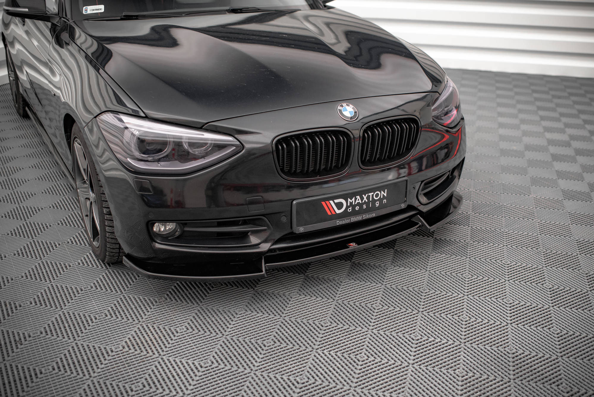 Frontspoiler BMW 1 ((F20 / F21)) 2011 - 2015 | V.2 Glossy Black Edition – bilde 3