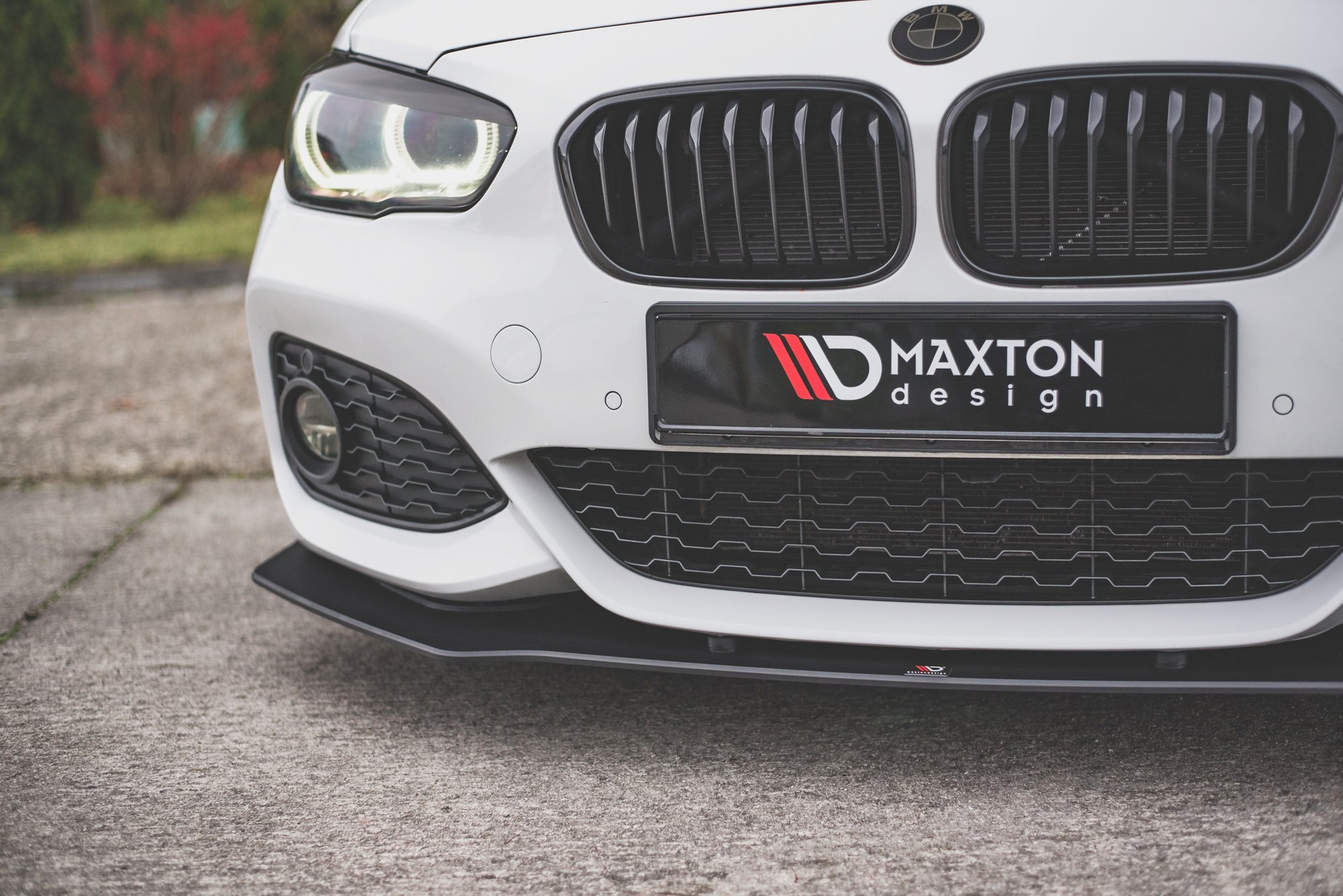 Frontspoiler BMW 1 (F20 / F21) M Power LCI 2015 - 2019 / M140i 2017-2019 | V.3 Street Pro Black Edition